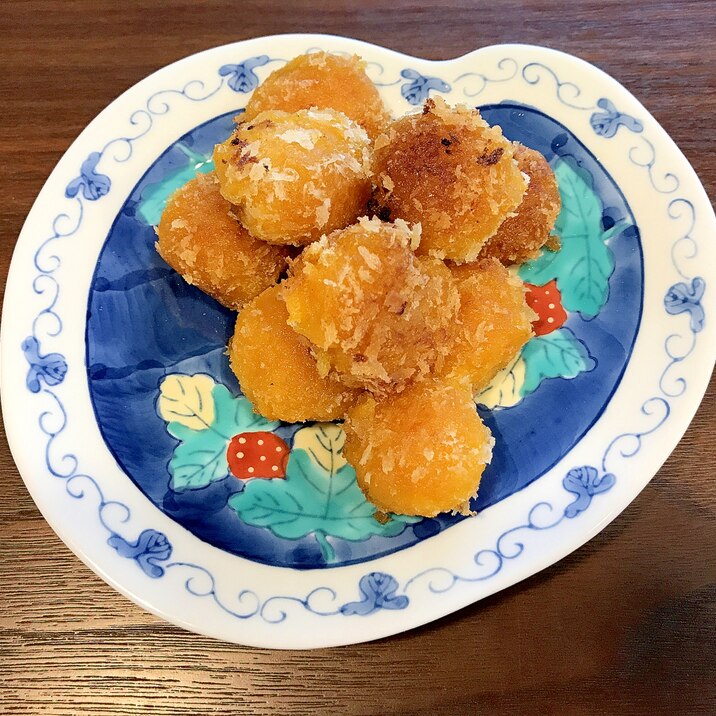 子どもが大好き サクッとモチッとかぼちゃボール レシピ 作り方 By Merryeri 楽天レシピ 子どもが大好き サクッとモチッとかぼちゃボール レシピ 作り方 By Merryeri 楽天レシピ